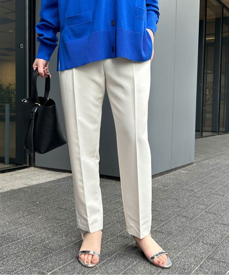SLOBE IENA「《WEB限定》petiteハイウエストテーパードパンツ」|スラックス|