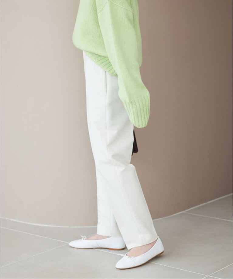 SLOBE IENA「《WEB限定》petiteハイウエストテーパードパンツ」|スラックス|