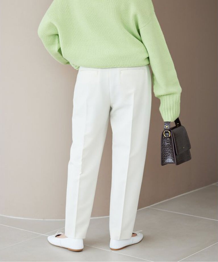 SLOBE IENA「《WEB限定》petiteハイウエストテーパードパンツ」|スラックス|