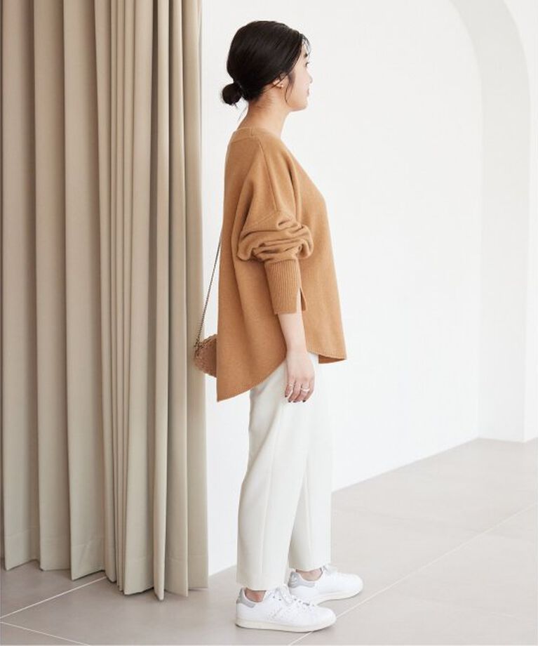SLOBE IENA「《WEB限定》petiteハイウエストテーパードパンツ」|スラックス|