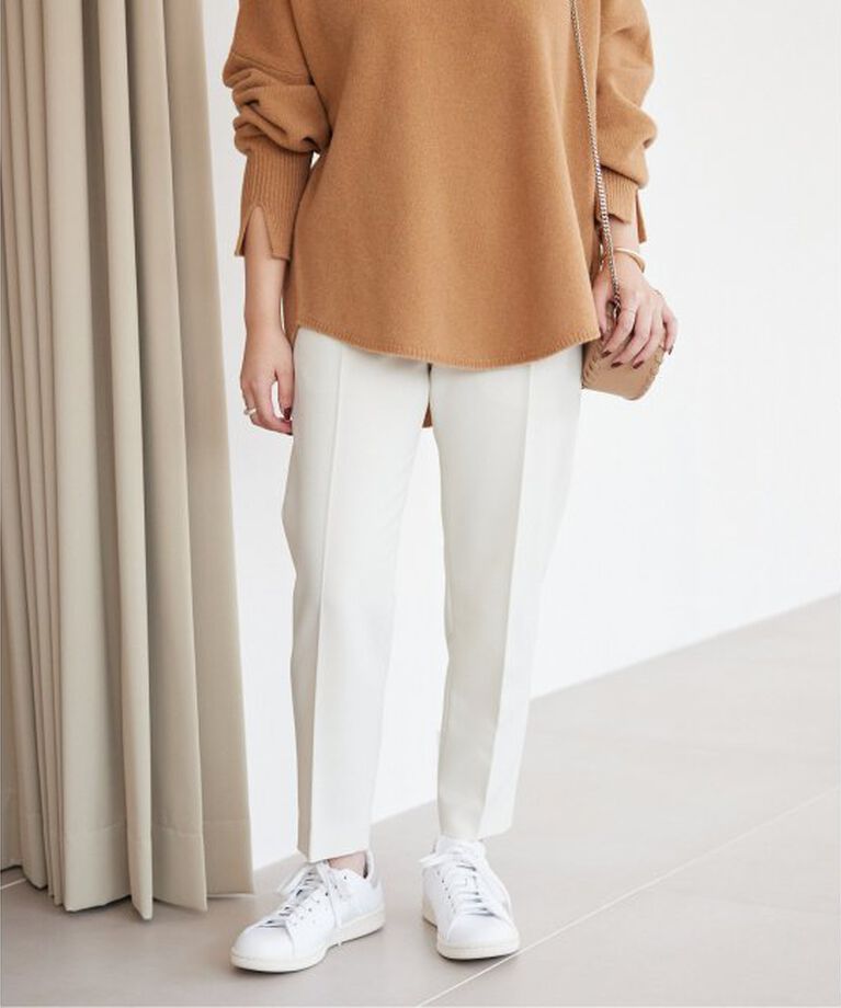SLOBE IENA「《WEB限定》petiteハイウエストテーパードパンツ」|スラックス|