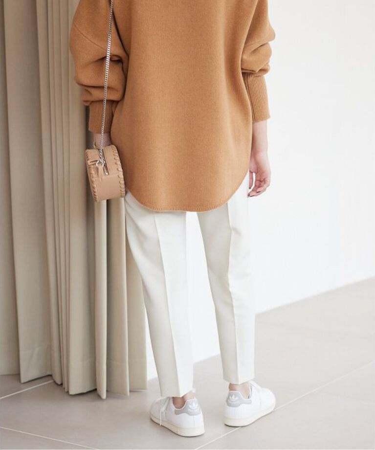 SLOBE IENA「《WEB限定》petiteハイウエストテーパードパンツ」|スラックス|
