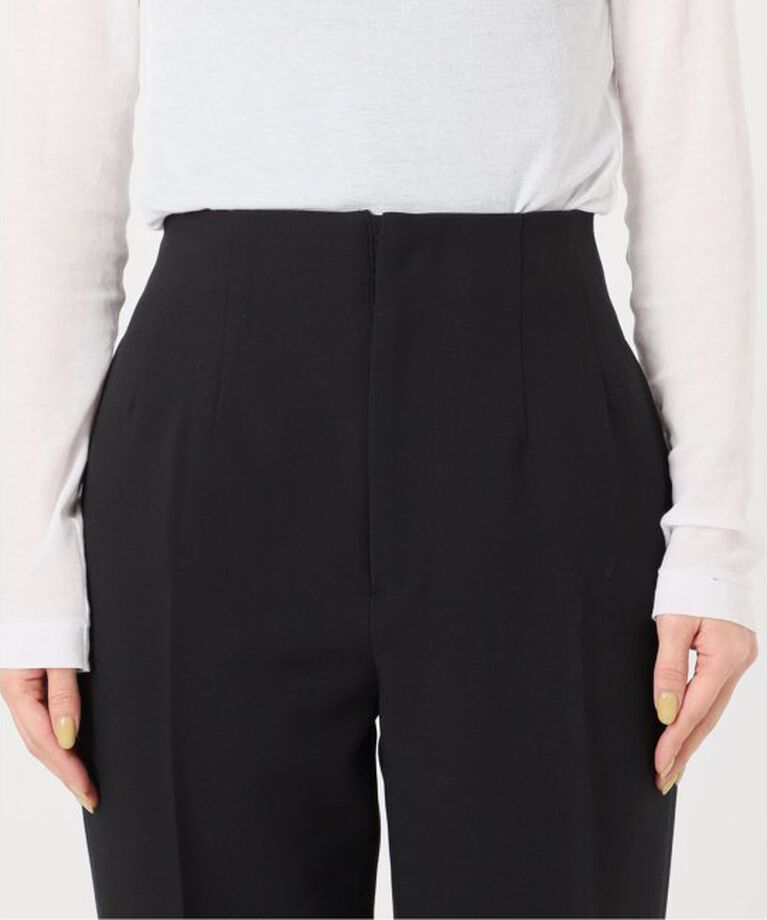 SLOBE IENA「《WEB限定》petiteハイウエストテーパードパンツ」|スラックス|