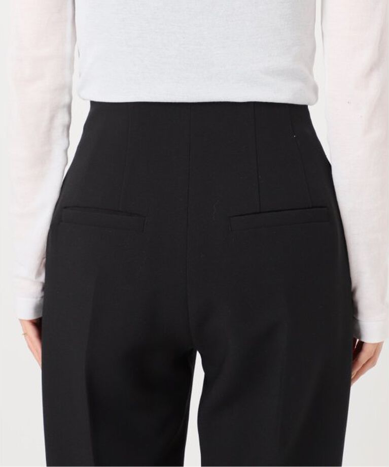 SLOBE IENA「《WEB限定》petiteハイウエストテーパードパンツ」|スラックス|