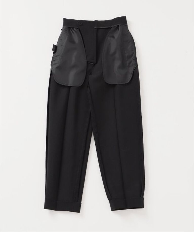 SLOBE IENA「《WEB限定》petiteハイウエストテーパードパンツ」|スラックス|