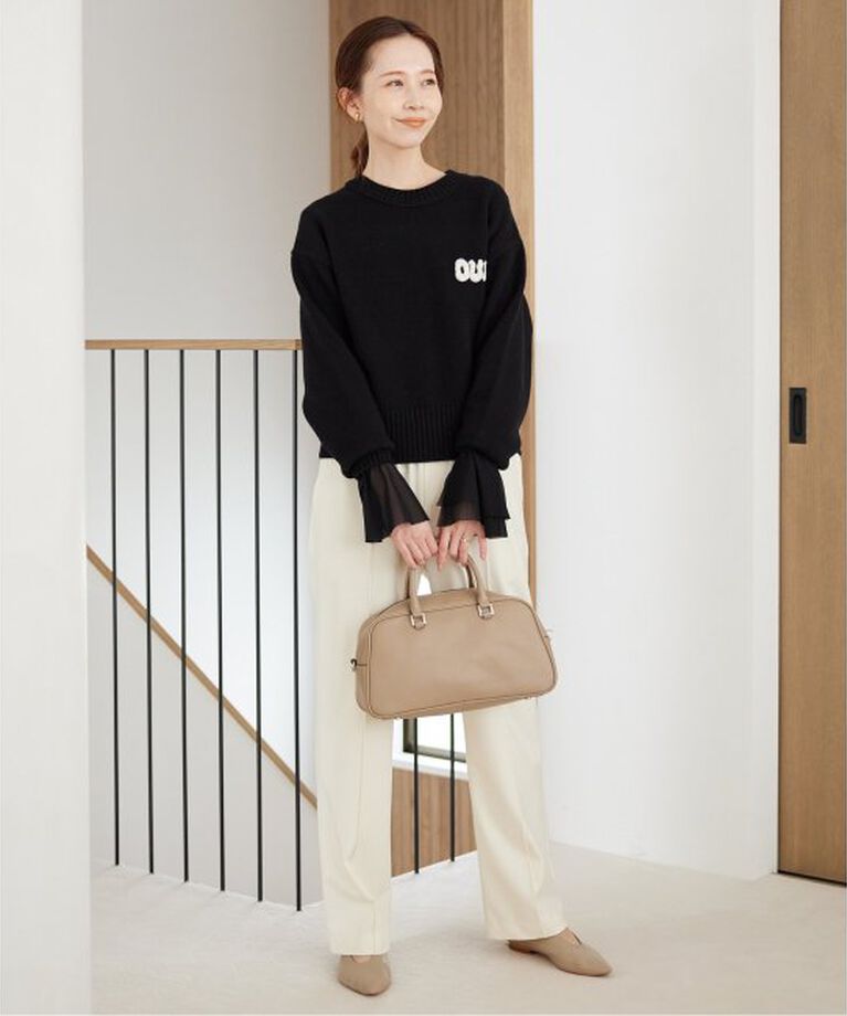 SLOBE IENA「《追加》ラッフルスリーブチュールプルオーバー」|Tシャツ・カットソー|