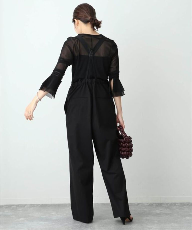 SLOBE IENA「《追加》ラッフルスリーブチュールプルオーバー」|Tシャツ・カットソー|