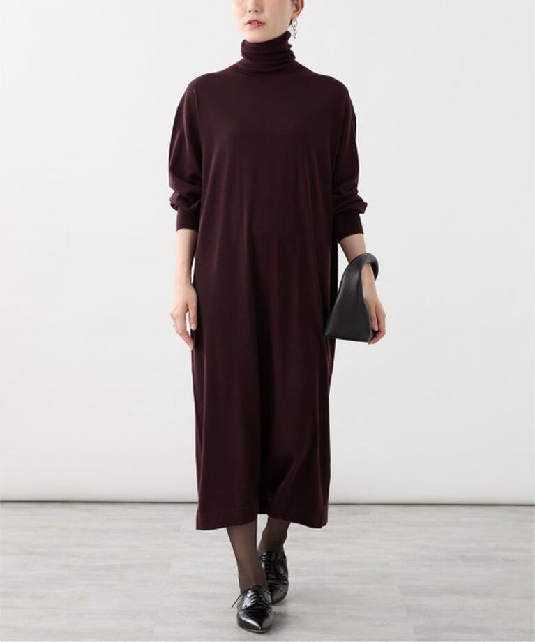 VERMEIL par iena「glowwool ニットタートルワンピース」|ワンピース|