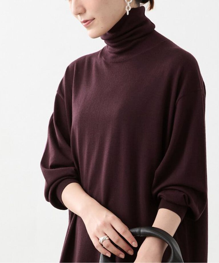 VERMEIL par iena「glowwool ニットタートルワンピース」|ワンピース|