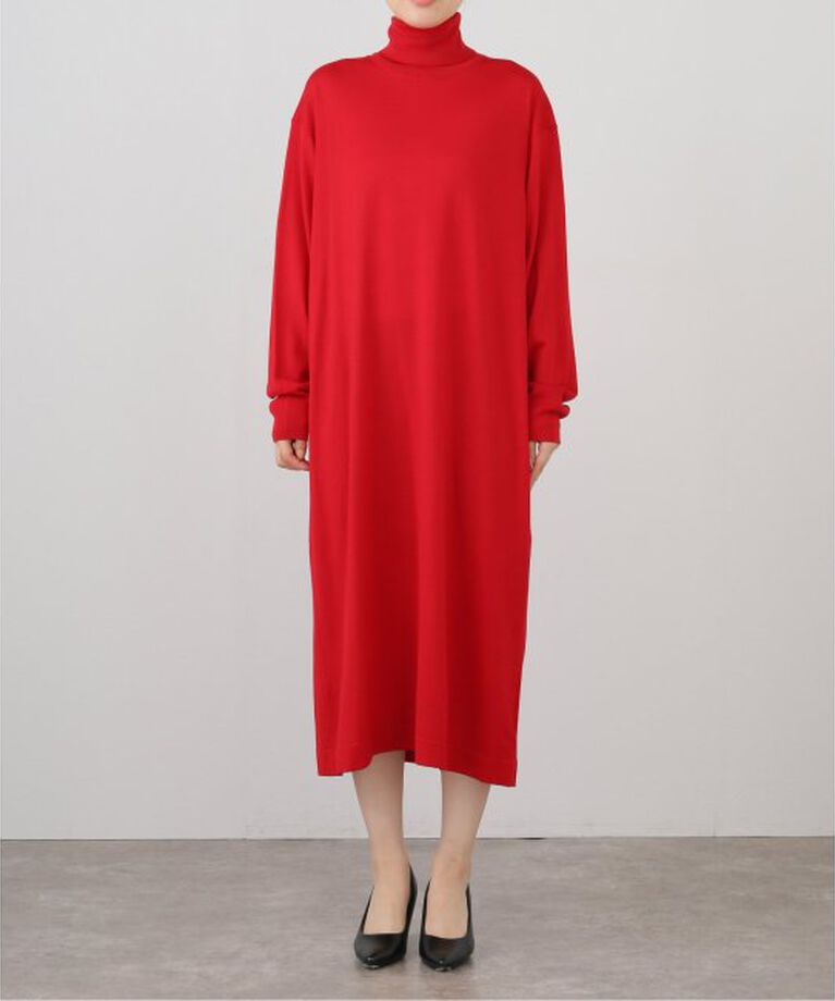 VERMEIL par iena「glowwool ニットタートルワンピース」|ワンピース|
