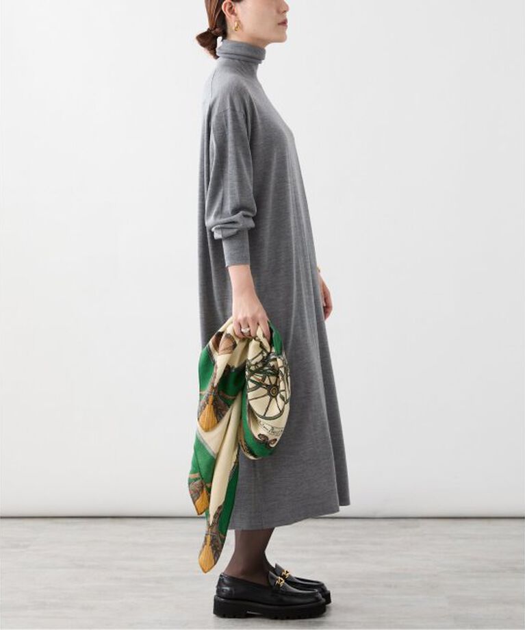 VERMEIL par iena「glowwool ニットタートルワンピース」|ワンピース|