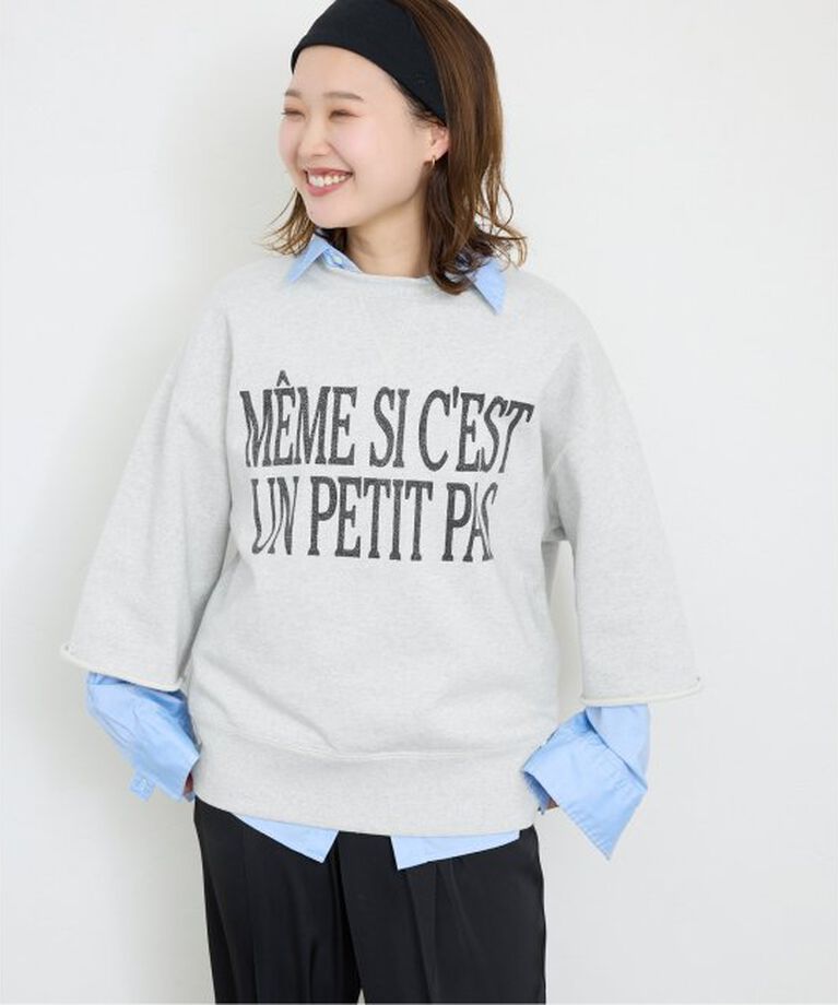 SLOBE IENA「MEME SI CEST 裏毛プルオーバー」|スウェット・ジャージ|