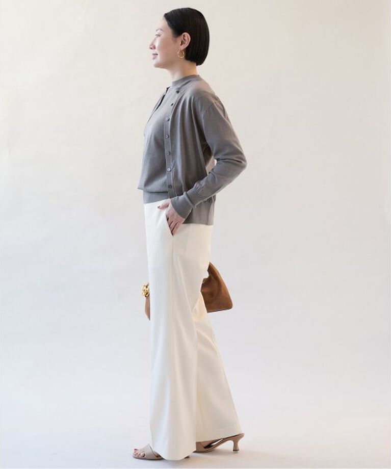 VERMEIL par iena「TAツイルストレートパンツ」|スラックス|