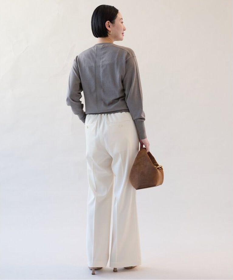 VERMEIL par iena「TAツイルストレートパンツ」|スラックス|