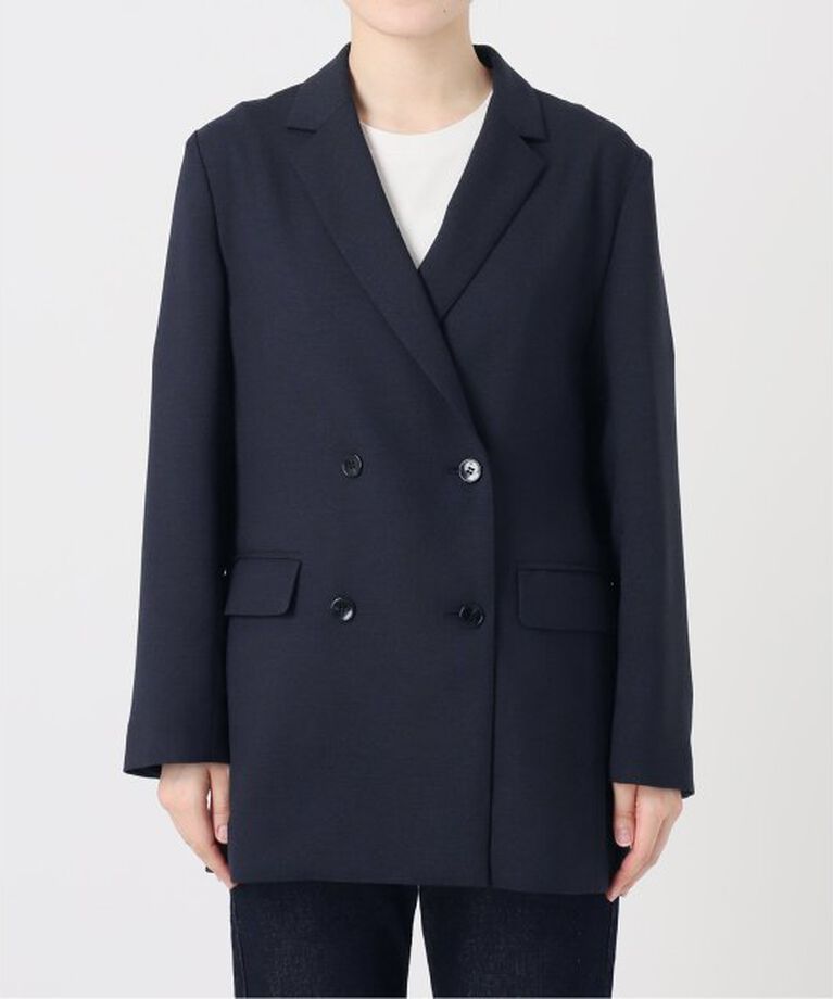 SLOBE IENA「《追加》リネンライクダブルブレストジャケット」|その他|