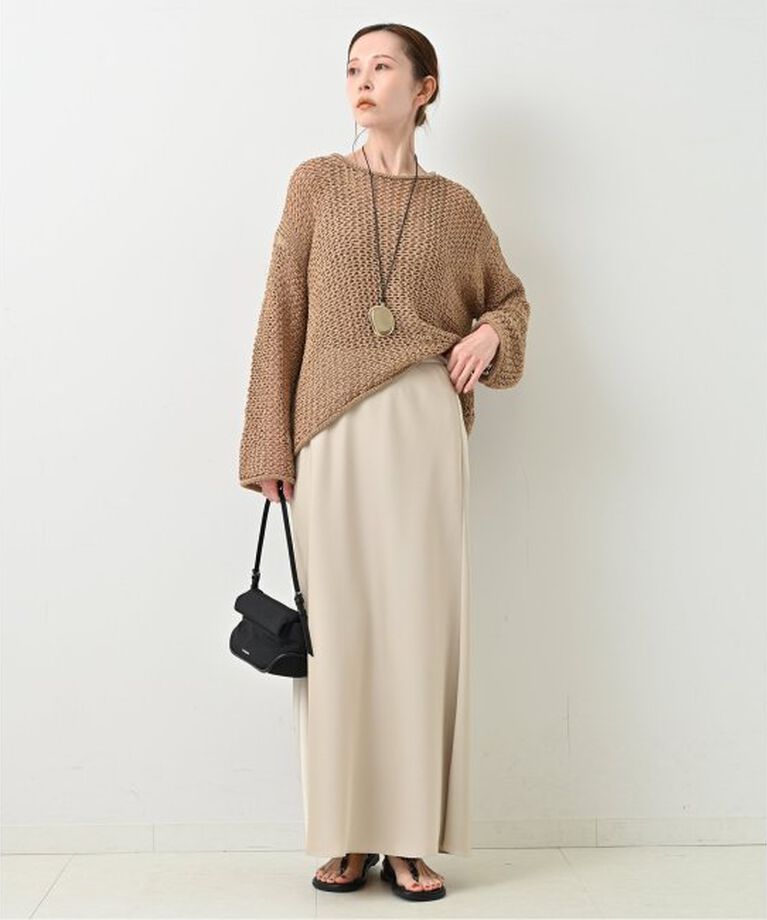 SLOBE IENA「《追加》LOGAN/ローガン SLOBE別注 メッシュプルオーバー LG-25SS09」|ニット・セーター|