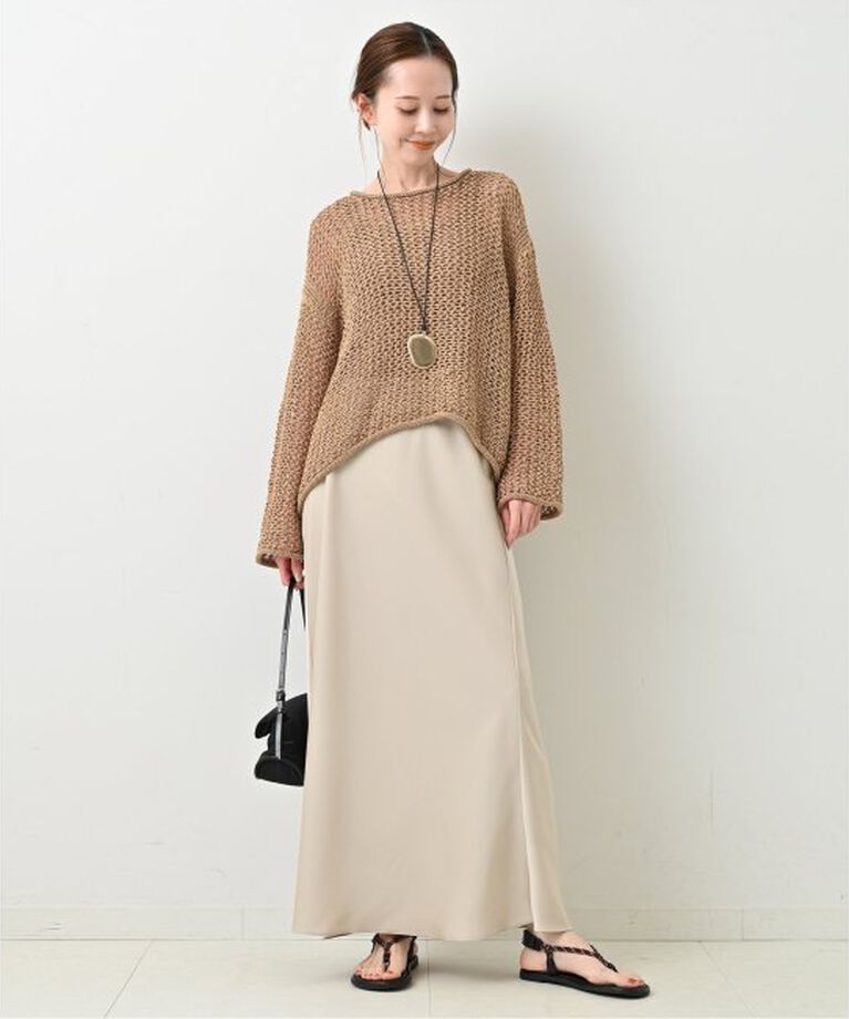 SLOBE IENA「《追加》LOGAN/ローガン SLOBE別注 メッシュプルオーバー LG-25SS09」|ニット・セーター|