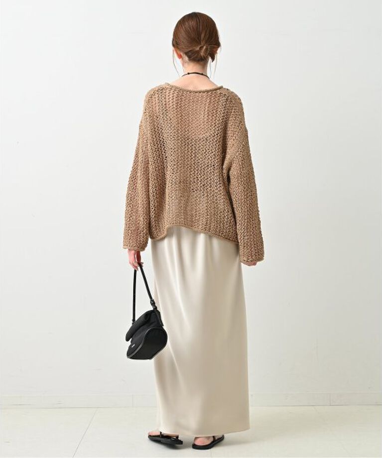 SLOBE IENA「《追加》LOGAN/ローガン SLOBE別注 メッシュプルオーバー LG-25SS09」|ニット・セーター|