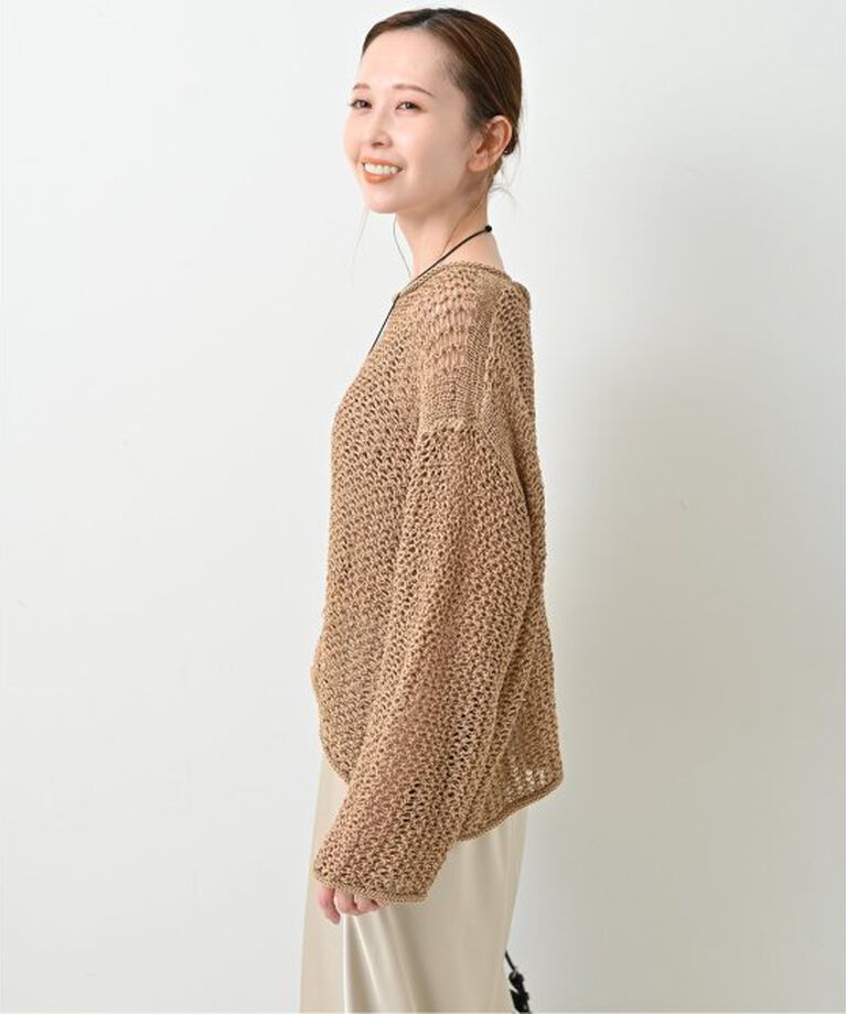 SLOBE IENA「《追加》LOGAN/ローガン SLOBE別注 メッシュプルオーバー LG-25SS09」|ニット・セーター|