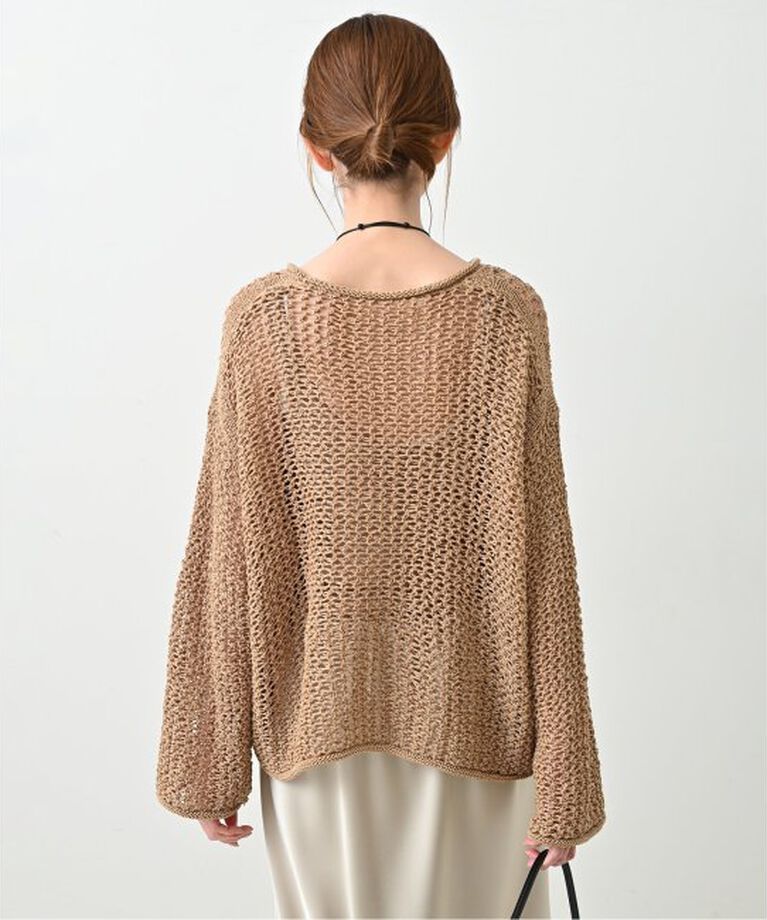 SLOBE IENA「《追加》LOGAN/ローガン SLOBE別注 メッシュプルオーバー LG-25SS09」|ニット・セーター|