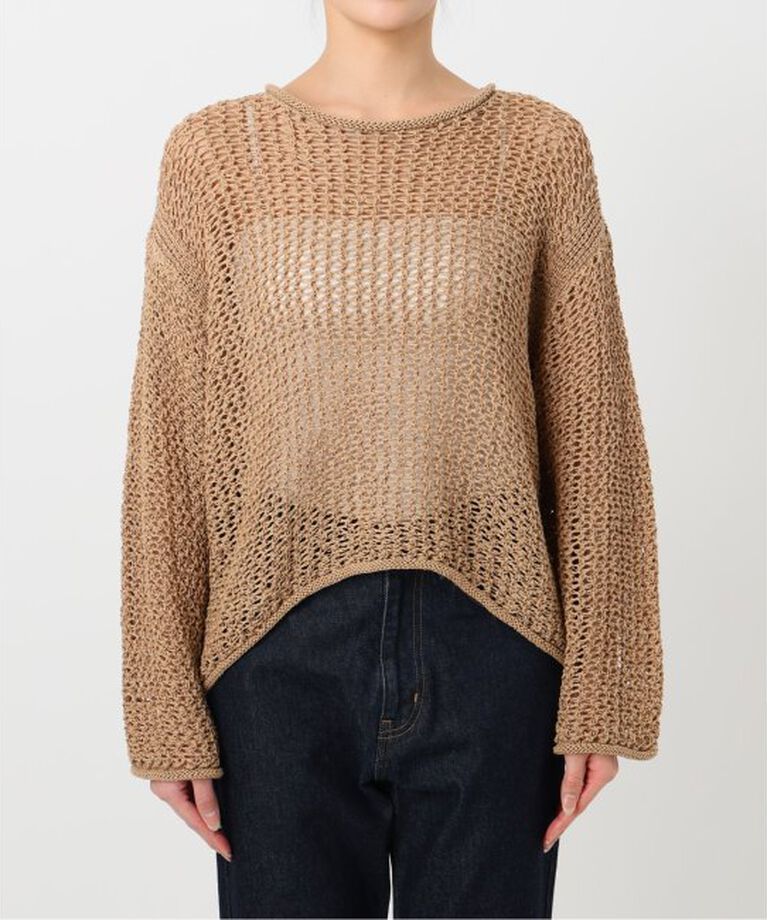 SLOBE IENA「《追加》LOGAN/ローガン SLOBE別注 メッシュプルオーバー LG-25SS09」|ニット・セーター|