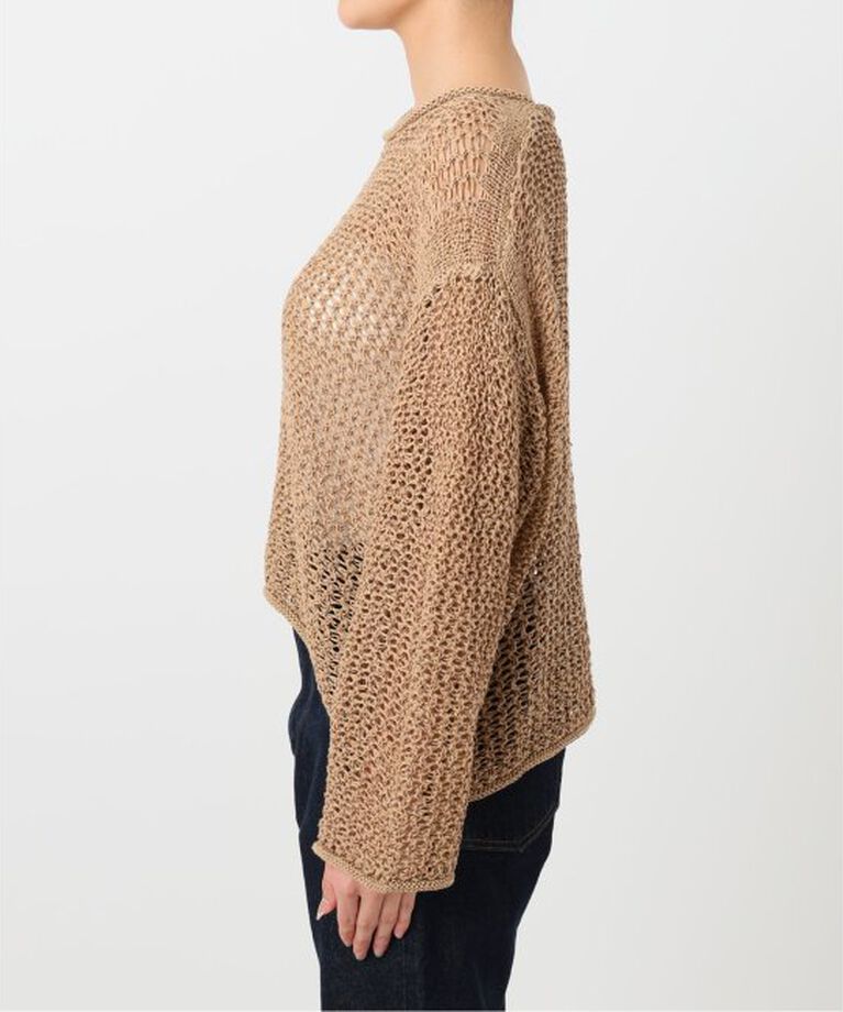 SLOBE IENA「《追加》LOGAN/ローガン SLOBE別注 メッシュプルオーバー LG-25SS09」|ニット・セーター|