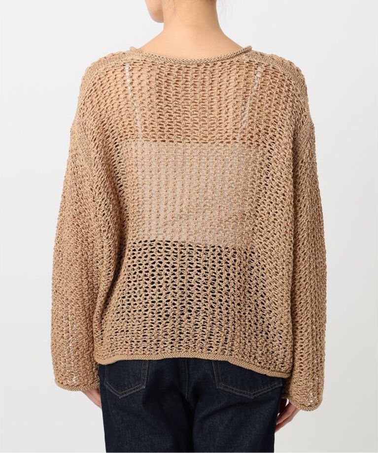 SLOBE IENA「《追加》LOGAN/ローガン SLOBE別注 メッシュプルオーバー LG-25SS09」|ニット・セーター|