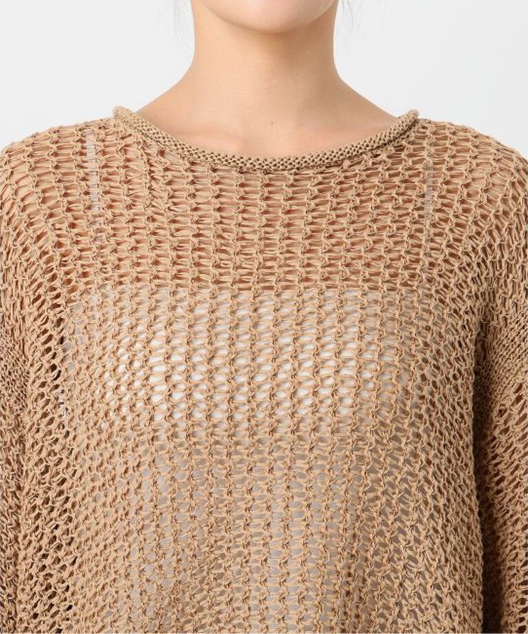 SLOBE IENA「《追加》LOGAN/ローガン SLOBE別注 メッシュプルオーバー LG-25SS09」|ニット・セーター|