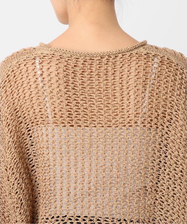 SLOBE IENA「《追加》LOGAN/ローガン SLOBE別注 メッシュプルオーバー LG-25SS09」|ニット・セーター|
