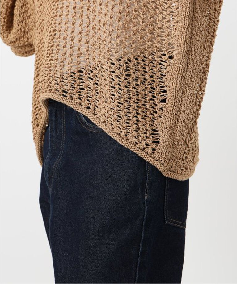 SLOBE IENA「《追加》LOGAN/ローガン SLOBE別注 メッシュプルオーバー LG-25SS09」|ニット・セーター|