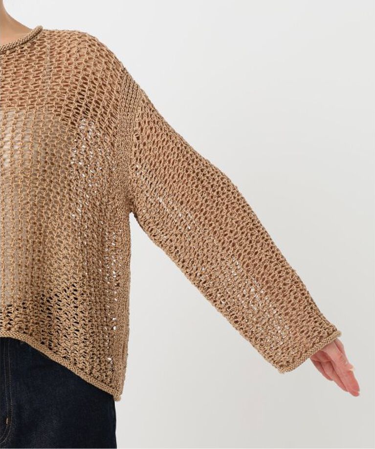 SLOBE IENA「《追加》LOGAN/ローガン SLOBE別注 メッシュプルオーバー LG-25SS09」|ニット・セーター|