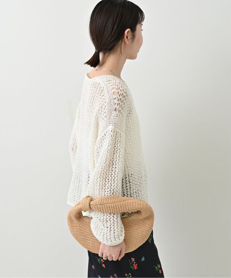 SLOBE IENA「《追加》LOGAN/ローガン SLOBE別注 メッシュプルオーバー LG-25SS09」|ニット・セーター|