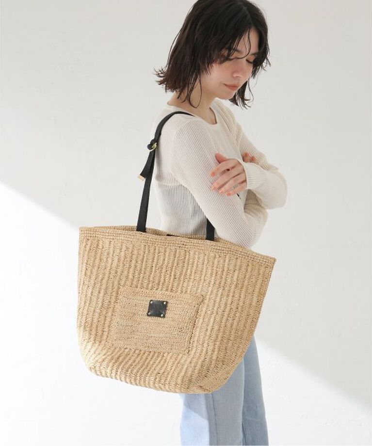 IENA LA BOUCLE「a point etc/アーポワン ウテセ AMABELLA GM バッグ」|かごバッグ|