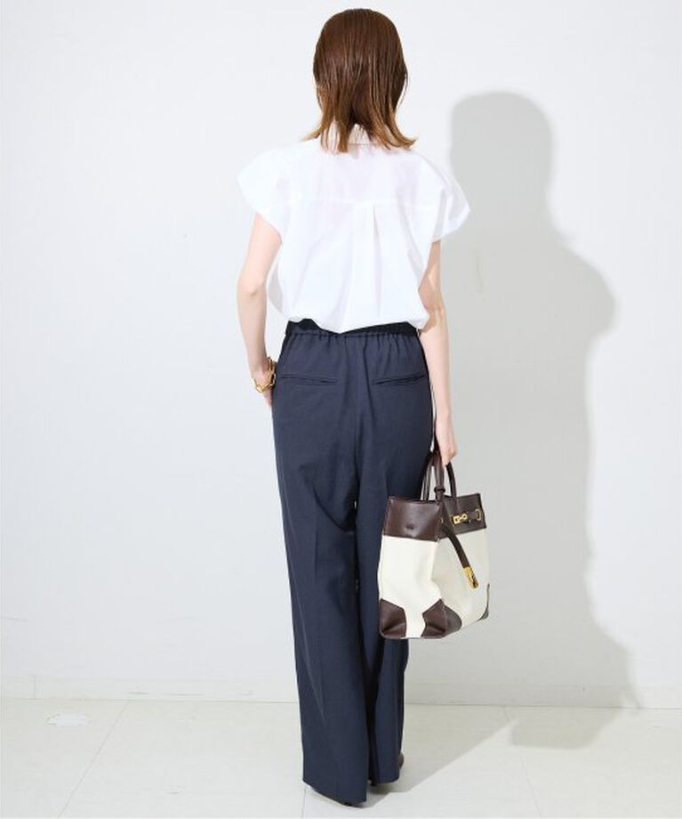 SLOBE IENA「《接触冷感/吸水速乾/UV機能》ウォッシャブルベルテットイージーパンツ」|その他|