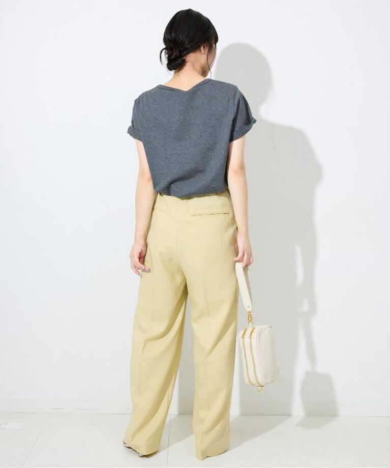 SLOBE IENA「《接触冷感/吸水速乾/UV機能》ウォッシャブルベルテットイージーパンツ」|その他|