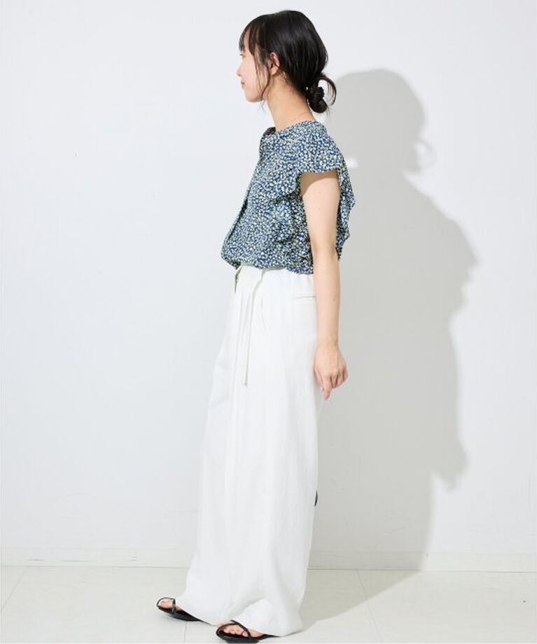 SLOBE IENA「《接触冷感/吸水速乾/UV機能》ウォッシャブルベルテットイージーパンツ」|その他|