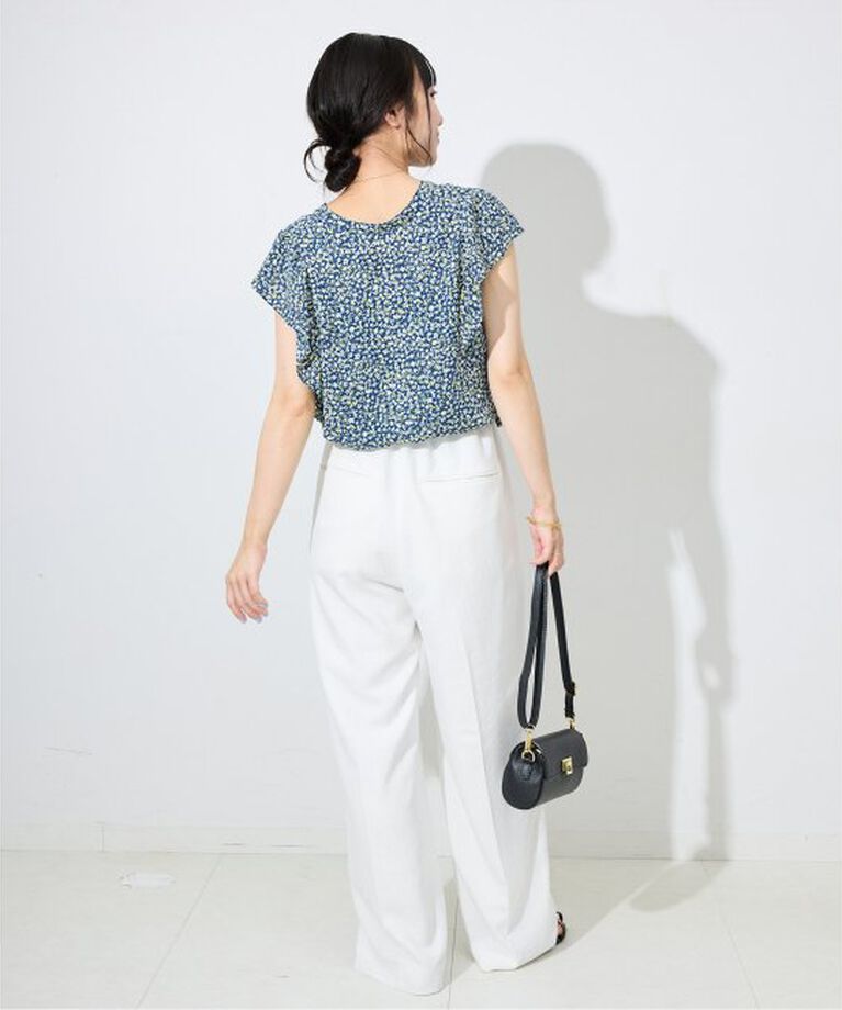 SLOBE IENA「《接触冷感/吸水速乾/UV機能》ウォッシャブルベルテットイージーパンツ」|その他|