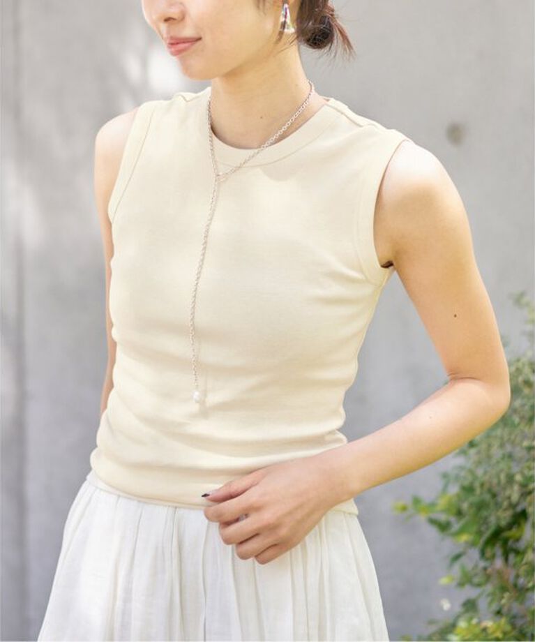 IENA「FLORE FLORE/フローレフローレ ESME TANK タンクトップ」|タンクトップ|