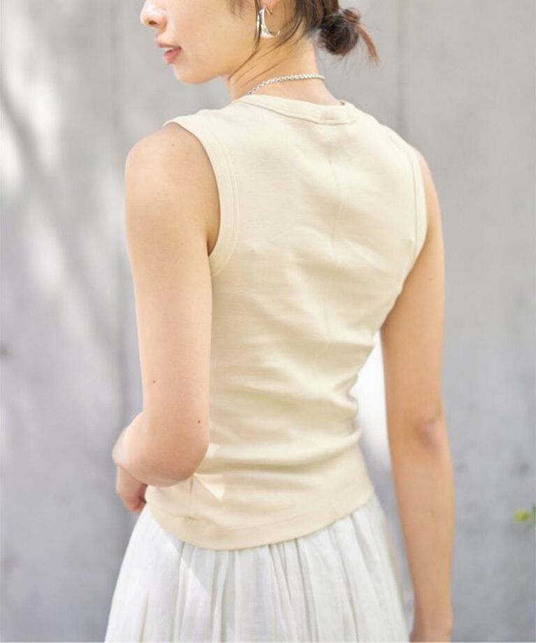 IENA「FLORE FLORE/フローレフローレ ESME TANK タンクトップ」|タンクトップ|
