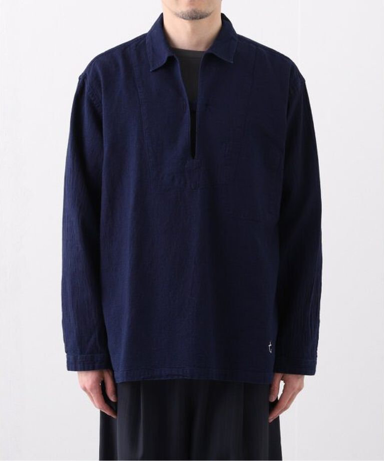 EDIFICE「tatamass(タタマス) INDIGO PULLOVER」|シャツ・ブラウス|