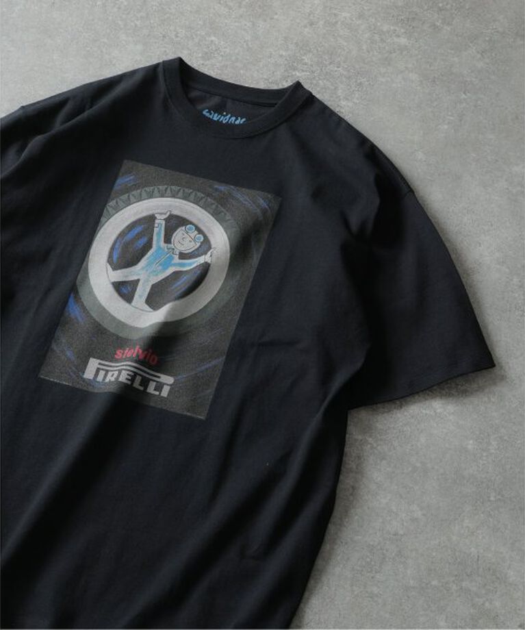 EDIFICE「SAVIGNAC (サヴィニャック) 別注 French Company プリント Tシャツ」|Tシャツ・カットソー|