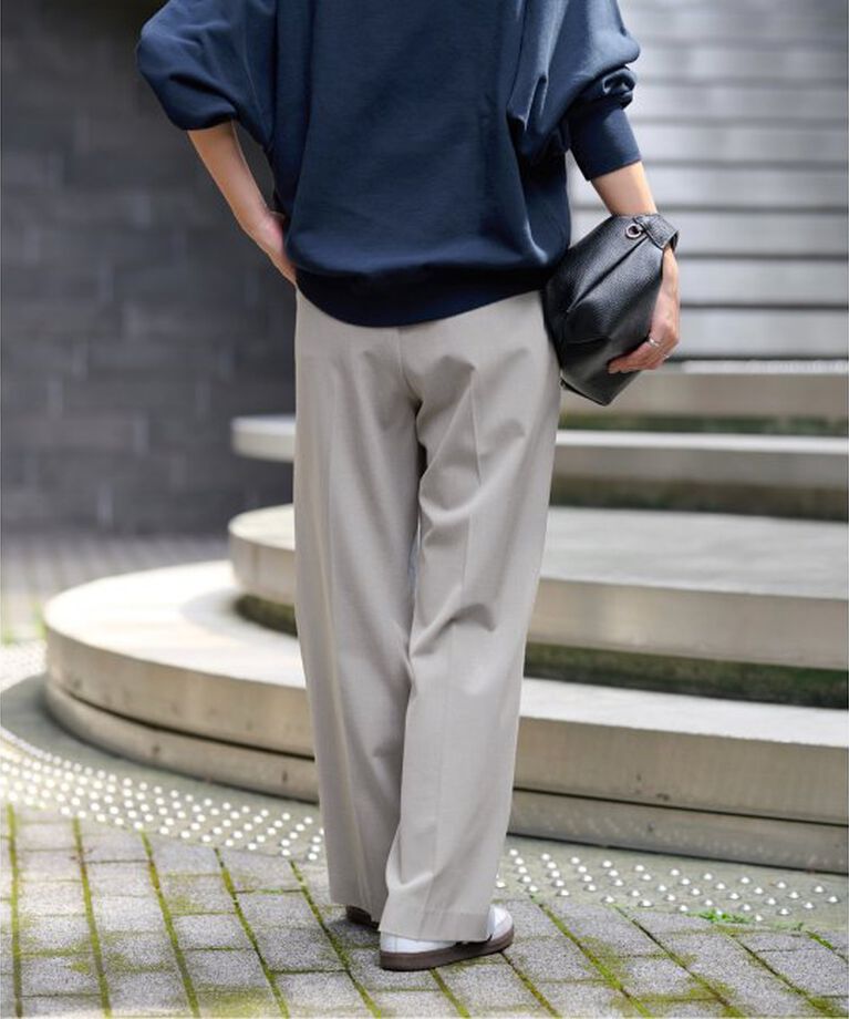 JOURNAL STANDARD relume「《追加2》スムースフレアタックパンツ」|スラックス|
