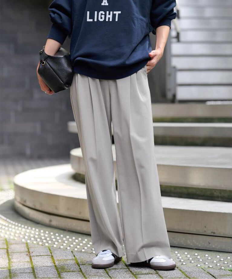 JOURNAL STANDARD relume「《追加2》スムースフレアタックパンツ」|スラックス|