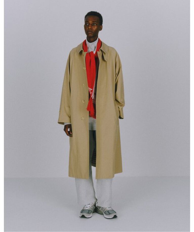 JOURNAL STANDARD「Aquascutum for JOURNAL STANDARD EX Aqua5 COTTON BALMACHAN COAT」|ステンカラーコート|ベージュ