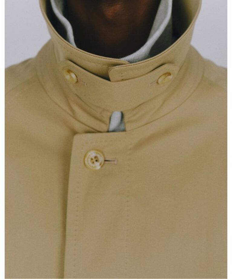 JOURNAL STANDARD「Aquascutum for JOURNAL STANDARD EX Aqua5 COTTON BALMACHAN COAT」|ステンカラーコート|