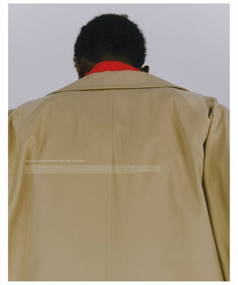 JOURNAL STANDARD「Aquascutum for JOURNAL STANDARD EX Aqua5 COTTON BALMACHAN COAT」|ステンカラーコート|