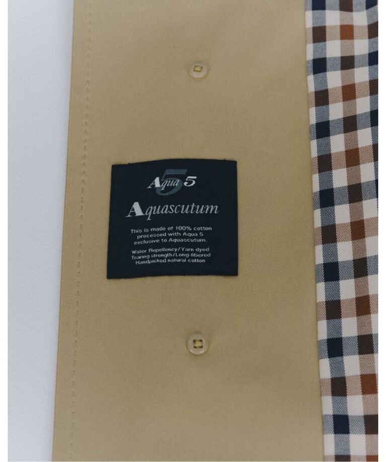 JOURNAL STANDARD「Aquascutum for JOURNAL STANDARD EX Aqua5 COTTON BALMACHAN COAT」|ステンカラーコート|