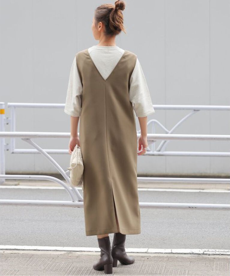 JOURNAL STANDARD relume「ウォッシャブルダブルクロスジャンパースカート」|ワンピース|