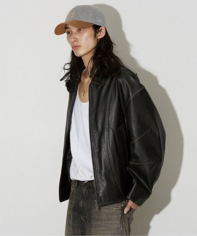 JOURNAL STANDARD「バッファローレザー ドライビングブルゾン」|ライダースジャケット|