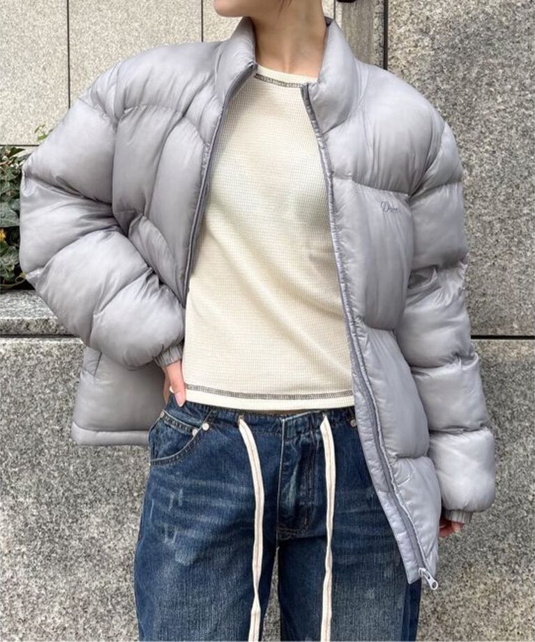 Oriens JOURNAL STANDARD「【Dime/ダイム】 CLASSIC RIPSTOP PUFFER」|ダウン|シルバー